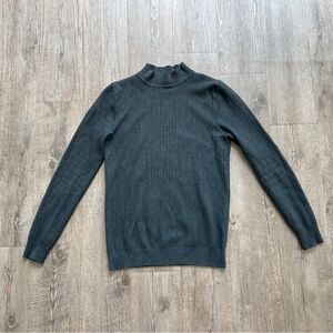 Black Turtleneck Knitted Sweater